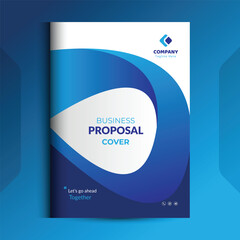 Proposal cover Design Template concepts are adept for corporate Business	
