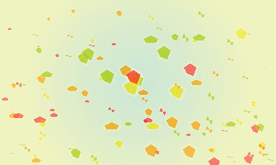 Abstract minimalist background with geometric shapes in pastel colors blend