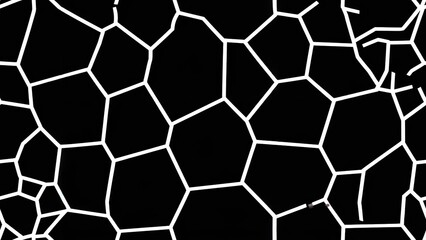 Obraz premium Abstract polygonal pattern dark and light geometric shapes cellular texture background design art mosaic structure cell connection network illustration