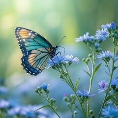 butterfly on flower