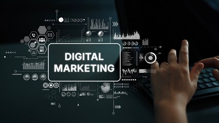 Innovative Digital Marketing Strategies with Data Analytics and Visual Graphics for Modern Businesses. Asymptotic smart data analytic.