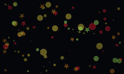 Brown dot isolated on black background simple minimalist design element