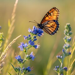 butterfly on flower