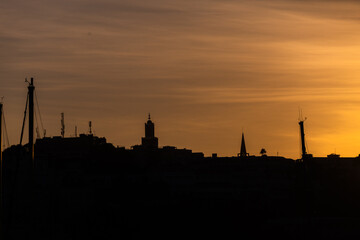 Skyline Tanger Marokko