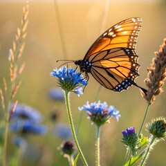 butterfly on flower