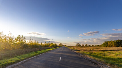 road in the countryside