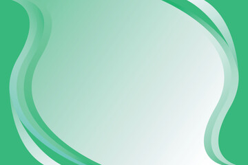 Abstract Green gradient modern background with white or vector backdrop wallpaper for social media flyer banner design
