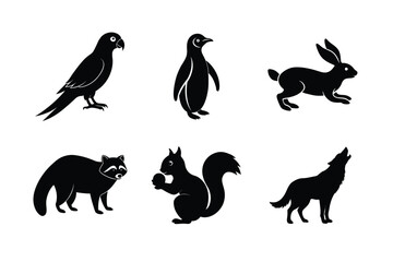 Set Of Animal Vector Art Collection  
