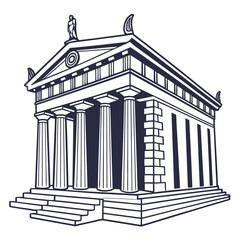 vector illustration of a building