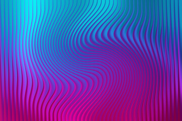 Obraz premium Abstract background with wavy lines in blue, purple and pink colors