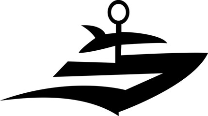 Luxury Yacht Logo Design Elegant Yacht Brand Logo Premium Yacht Club Logo Modern Luxury Boat Logo Ocean Yacht Line Emblem Exclusive Yacht Brand Identity Minimal Luxury Yacht Symbol Royal Marine vector