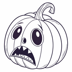 halloween pumpkin cartoon