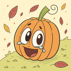 seamless background with pumpkins  halloween 2025