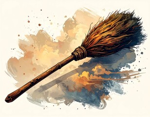 Witch's broom, rustic style