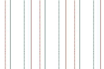 Seamless vector pattern with dotted lines Retro design in muted red and green tones — vintage holiday geometric background for wrapping paper, fabric, or digital design projects.