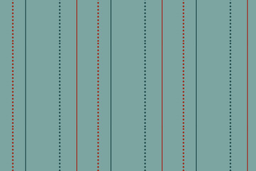 Fototapeta premium Seamless vector pattern with dotted lines Retro design in muted red and green tones — vintage holiday geometric design Gray background for wrapping paper, fabric, or digital projects.