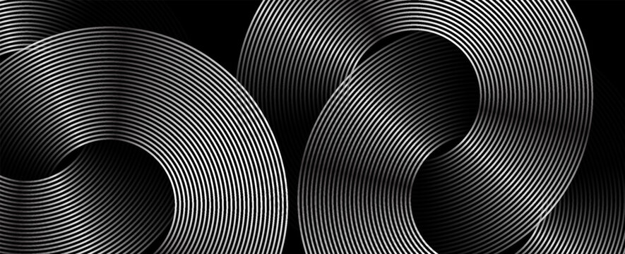 Abstract Particle Technology Background Design. Abstract wave moving point flow particles, high tech background design for brochure, flyer, magazine, business card, banner. vector