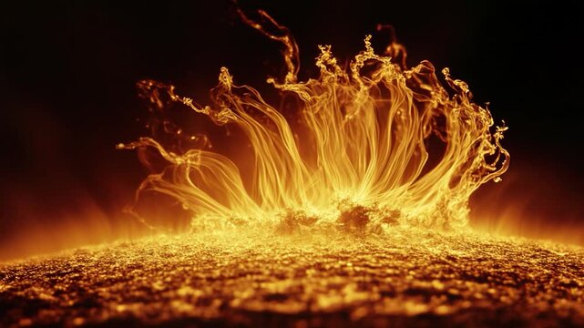 A detailed view of the sun's surface
