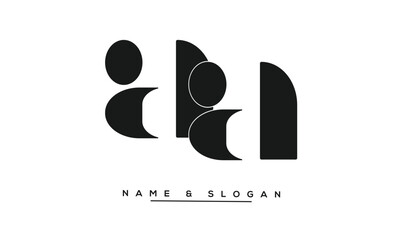 AA Abstract Letters Logo Monogram