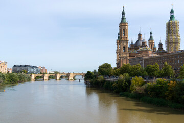 Basilica of our Lady of the Pillar, Zaragoza, Aragon, Spain