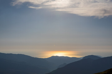 Rosa Peak, Sochi, Krasnaya Polyana, mountain landscape