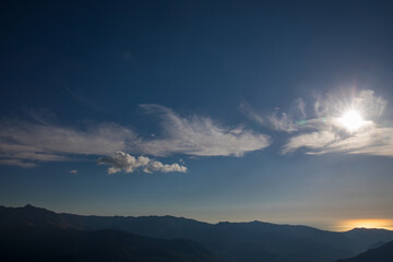 Rosa Peak, Sochi, Krasnaya Polyana, mountain landscape