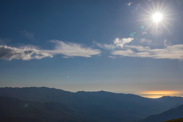 Rosa Peak, Sochi, Krasnaya Polyana, mountain landscape