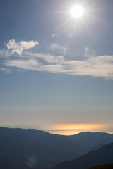 Rosa Peak, Sochi, Krasnaya Polyana, mountain landscape