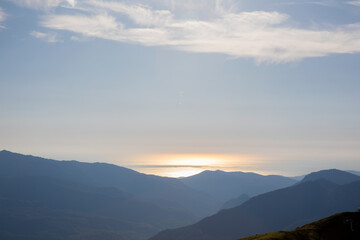 Rosa Peak, Sochi, Krasnaya Polyana, mountain landscape