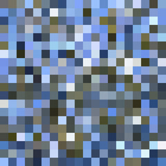 Colorful abstract mosaic background. Pixel effect. Camo and camouflage.