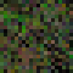 Colorful abstract mosaic background. Pixel effect. Camo and camouflage.