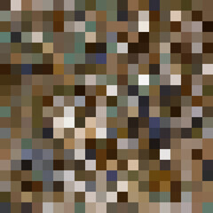 Colorful abstract mosaic background. Pixel effect. Camo and camouflage.