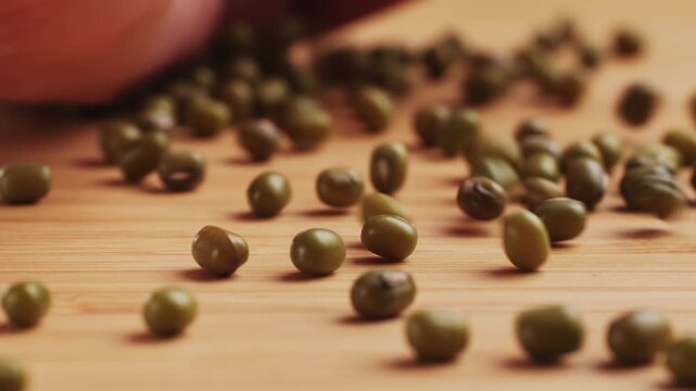Dry seeds of peas for home vegetable garden etc. Assorted mix of varieties hence variation. Isolated on white background.