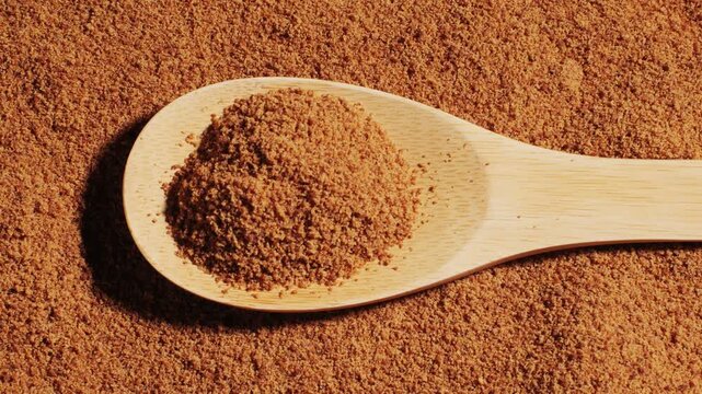 Ashwagandha Indian Ginseng Powder in White Bowl isolated on white background, superfood close up. 