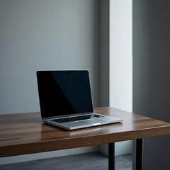 laptop on desk
