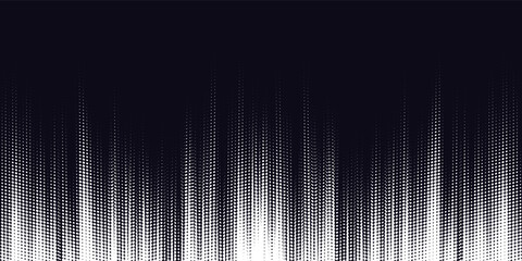 Halftone dots gradient grunge texture background white and black color pattern. Dot pop art comic sport style vector illustration. grunge vector dots. modern