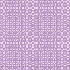 Seamless floral pattern in pastel purple and white colors background