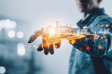 Futuristic Smart Industry Vision Through Augmented Reality Interface