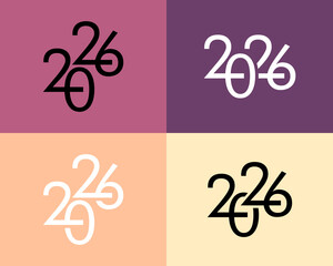 happy new year 2026 vector