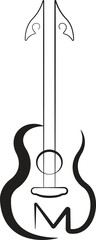 music instrument logo unic and stylish 