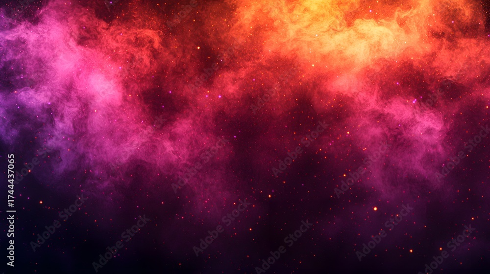Canvas Prints dark and grainy abstract gradient background in red and orange shades