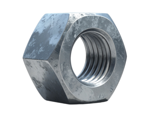 bolt nut isolated on white, vida somunu 