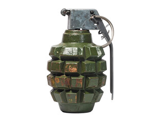 grenade isolated on white background