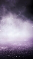 Ethereal White and Purple Abstract Gradient on Dark Background