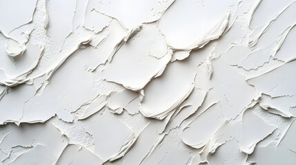 Textured White Background with Filler Paste for Art and Design Use