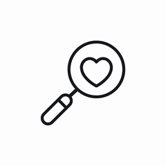 search love icon sign vector