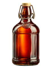 Botella de Whisky sobre fondo transparente