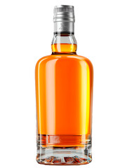 Botella de Whisky sobre fondo transparente