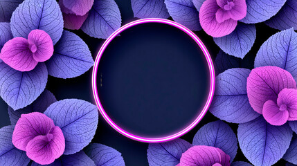 Fondo de hojas moradas 