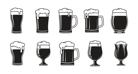 Bear Glass silhouette vector illustration